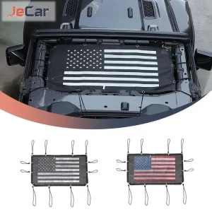 JeCar Car Top Roof Sunshade Cover Front Door 0Heat insulation Net Mesh For Jeep Wrangler JL / Gladiator JT 2018 up Accessories