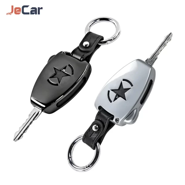 Car Keys Chain Shell Cover Aluminum Alloy Key Case For Jeep Compass 2008-2016/Patriot 2011-2015/Wrangler JK 2007-2017 Accessorie - Image 4