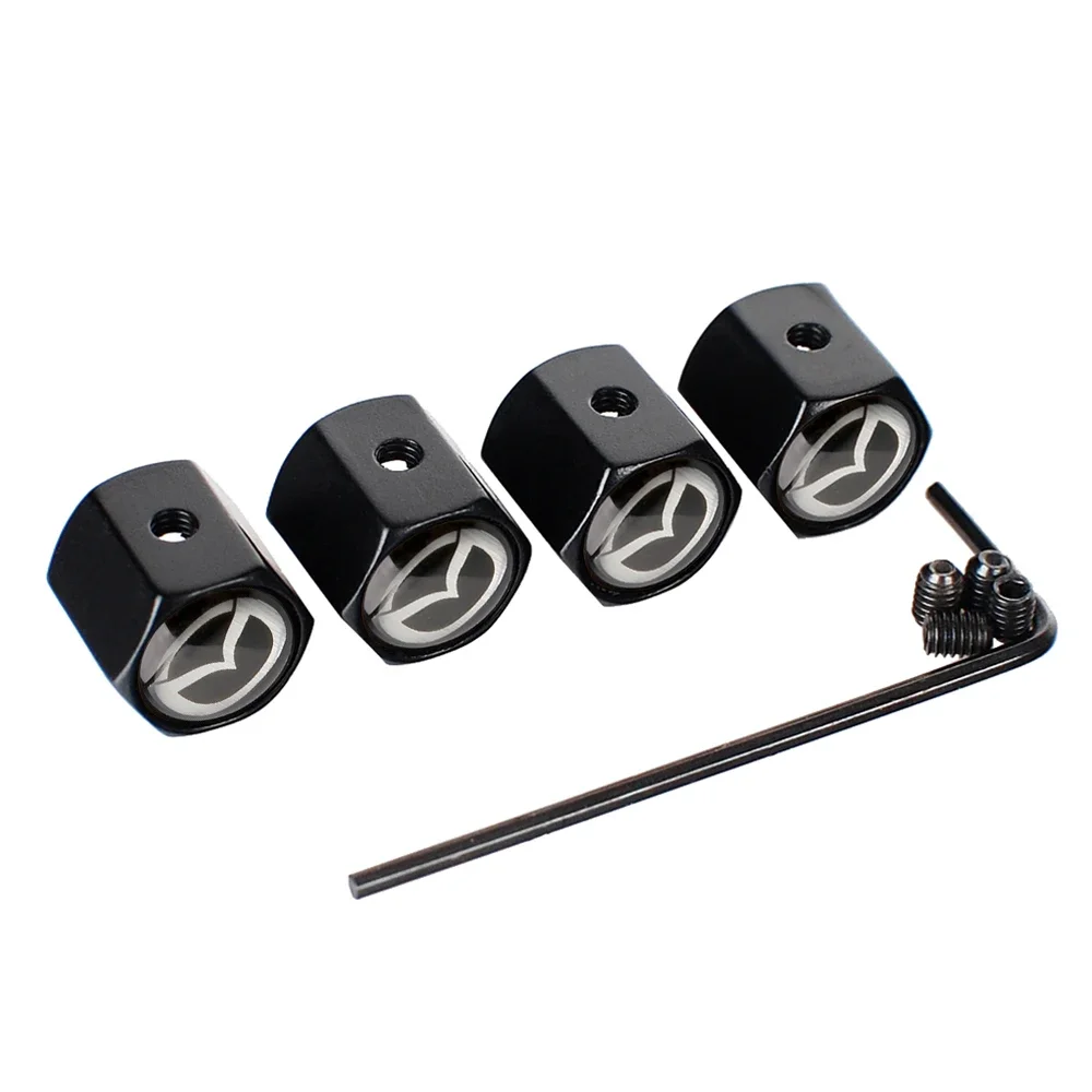 For Mazda 5 6 323 626 Rx8 Rx7 Mx3 Mx5 Atenza Axela Durable Car Air Valve Stem Cap Metal Automobile Tire Valve Cover Accessories - Image 3