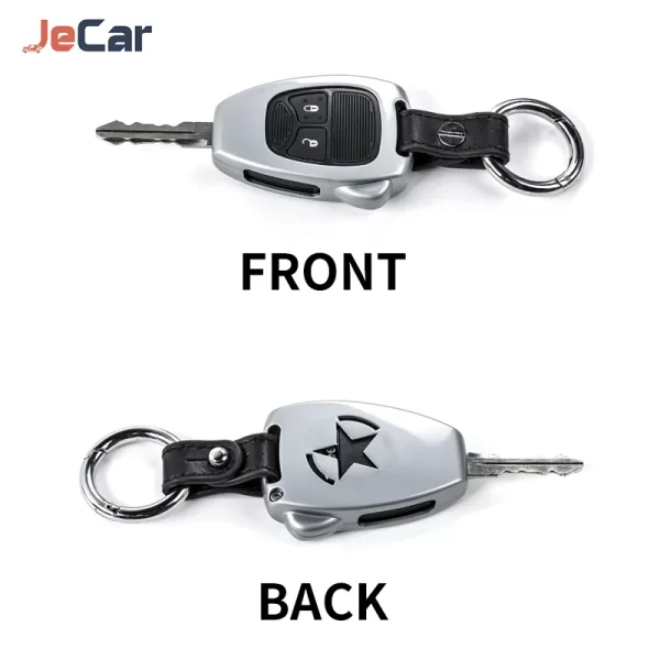 Car Keys Chain Shell Cover Aluminum Alloy Key Case For Jeep Compass 2008-2016/Patriot 2011-2015/Wrangler JK 2007-2017 Accessorie - Image 5