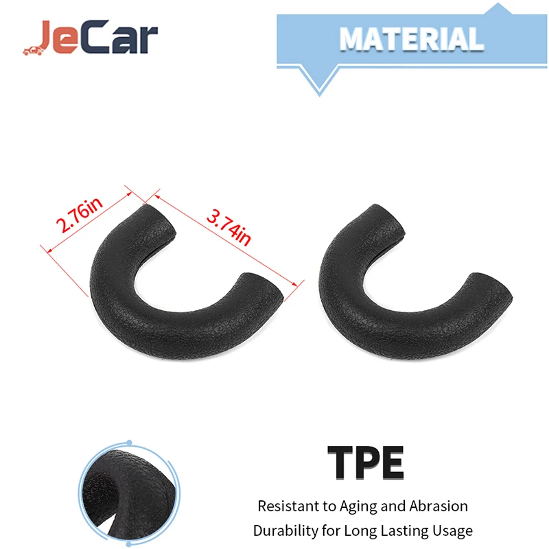 JeCar Car Rear Bumper Tow Hook Cover For Ford Bronco 2021 UP Automotive Exterior Tow Hook Cover Accessories - Image 3