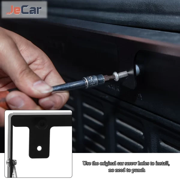 JeCar Car Rear Racks Tailgate Storage Table Trunk Organizer Foldable Shelf For Jeep Wrangler JL 2018+ Interior Accessories - Image 6