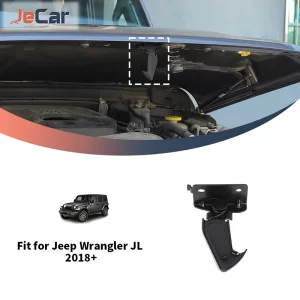 JeCar Iron For Jeep Wrangler JL / JT Gladiator 2018 UP Hook Of The Engine Hood Of The Car Engine Parts And Accessories