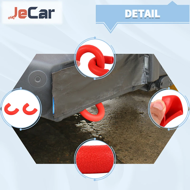 JeCar Car Rear Bumper Tow Hook Cover For Ford Bronco 2021 UP Automotive Exterior Tow Hook Cover Accessories - Image 6