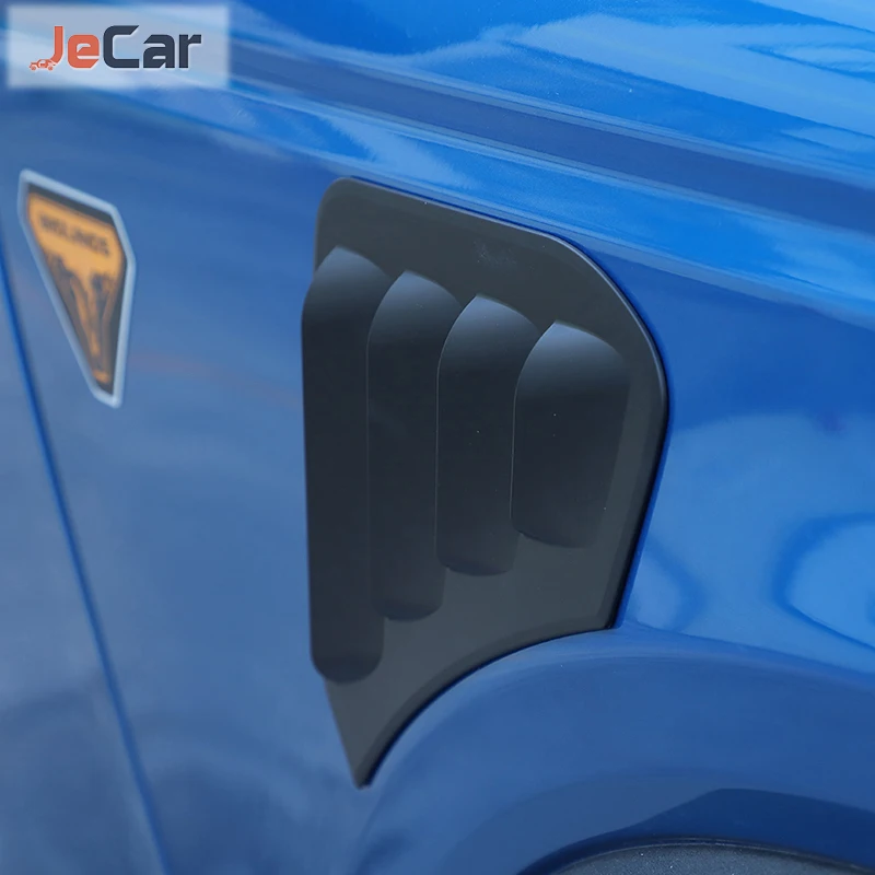 JeCar Car Leaf Grid Board Front Air Vent Fender Decoration Cover Sticker For Ford Bronco 2021 up Exterior Accessories - Image 6
