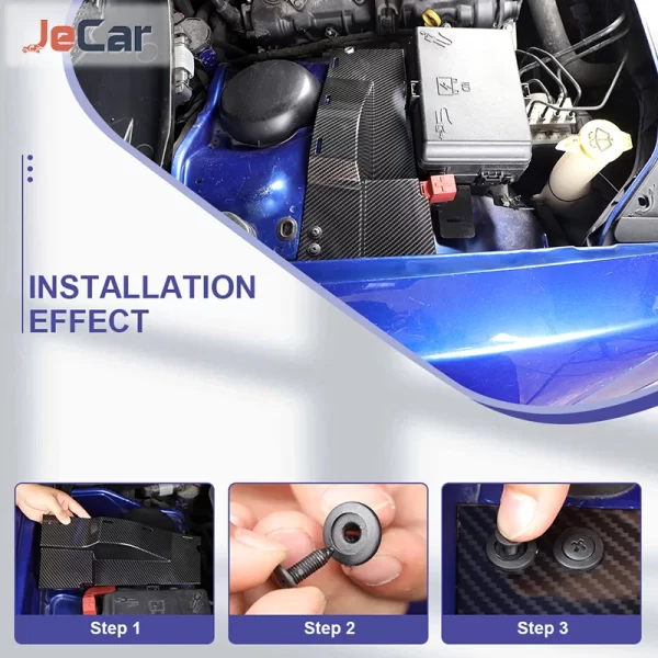JeCar Engine Electric Wire dDust Cover Kit Coolant Pot Lid Sticker For Dodge Charger 2011+/Challenger 2015+ Interior Accessories - Image 6