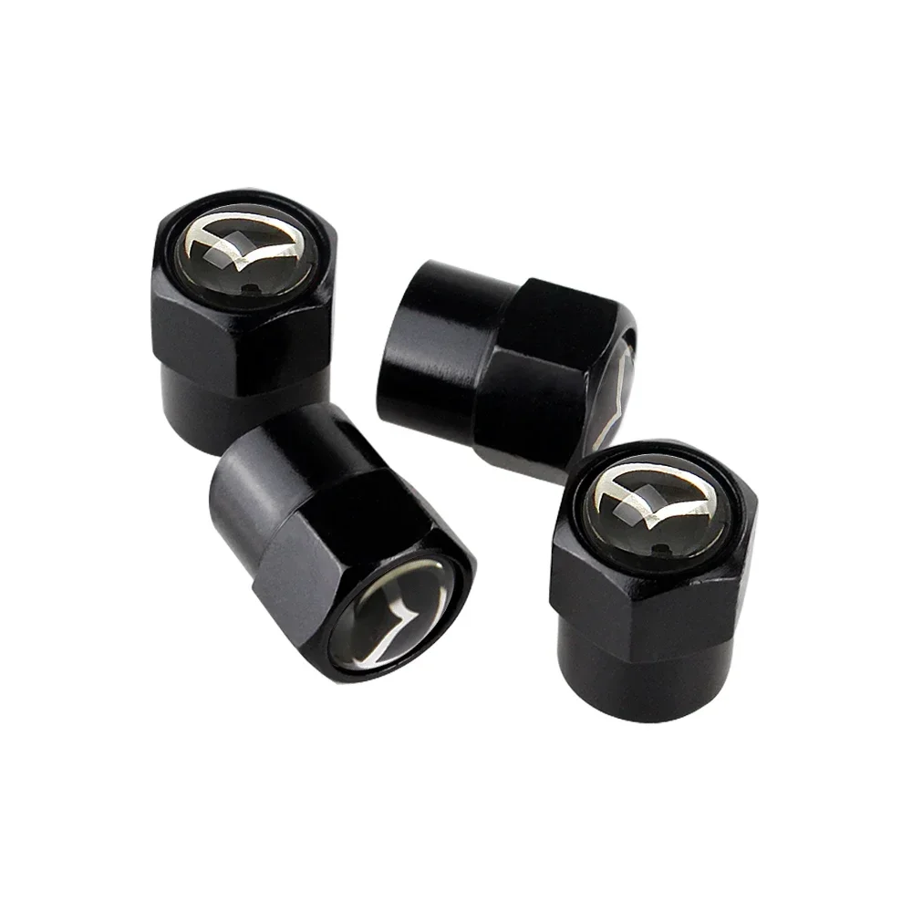 For Mazda 5 6 323 626 Rx8 7 Mx3 Mx5 Atenza Axela Durable Car Air Valve Stem Cap Metal Automobile Tire Valve Cover Accessories - Image 2
