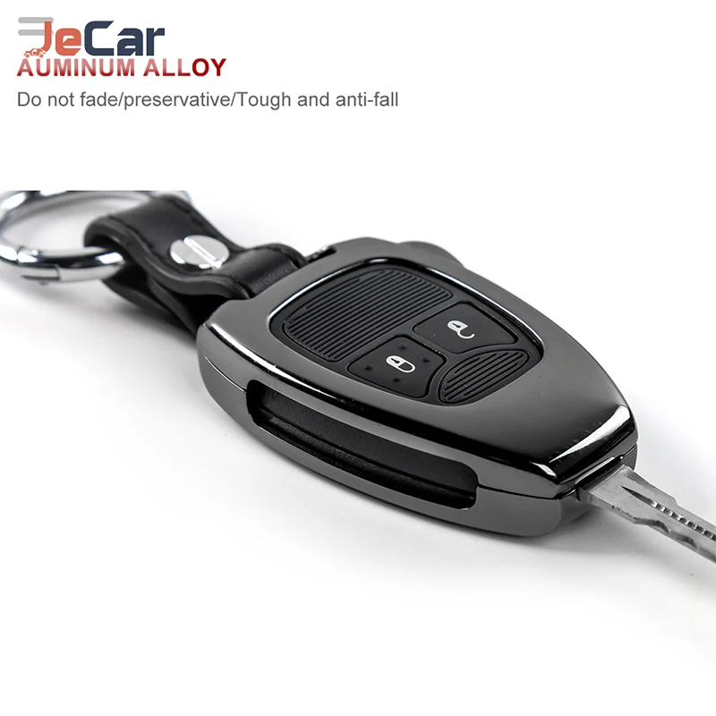 Car Keys Chain Shell Cover Aluminum Alloy Key Case For Jeep Compass 2008-2016/Patriot 2011-2015/Wrangler JK 2007-2017 Accessorie - Image 6