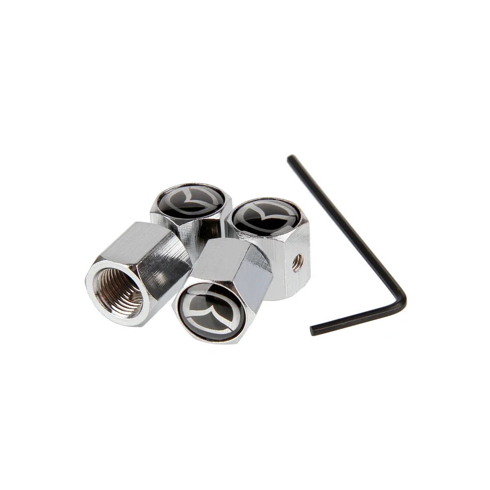 For Mazda 5 6 323 626 Rx8 Rx7 Mx3 Mx5 Atenza Axela Durable Car Air Valve Stem Cap Metal Automobile Tire Valve Cover Accessories - Image 4
