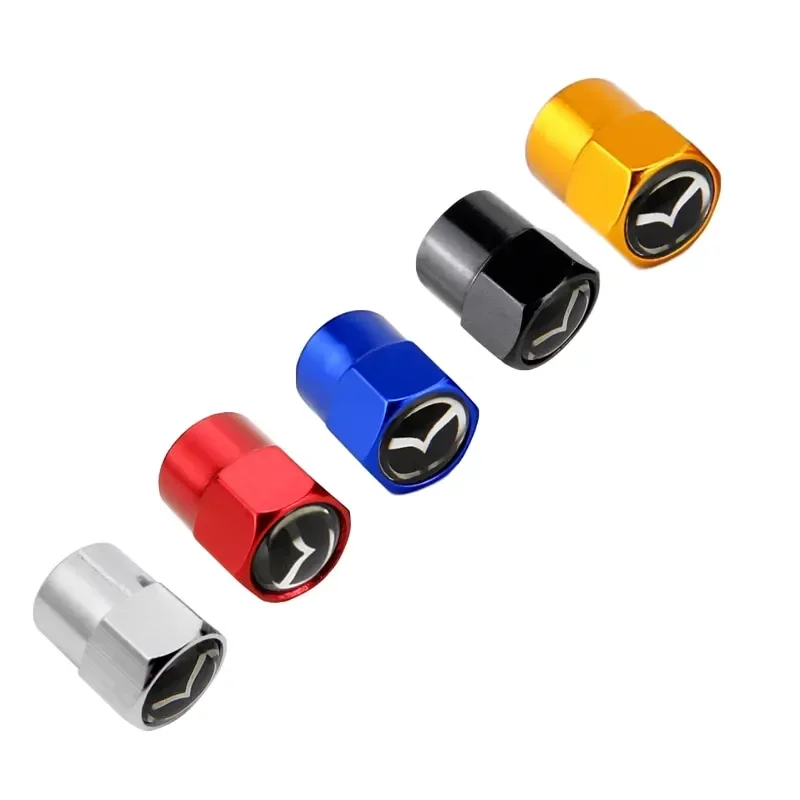 For Mazda 5 6 323 626 Rx8 7 Mx3 Mx5 Atenza Axela Durable Car Air Valve Stem Cap Metal Automobile Tire Valve Cover Accessories - Image 3