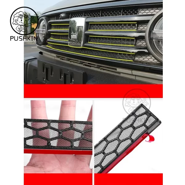 For Great Wall TANK 300 2024 2025 Auto Parts Car Front Grille Insect Proof Net Radiator Condenser Protective Cover Accessories - Image 4