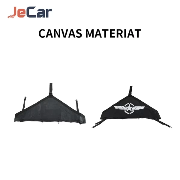 JeCar Canvas Car Front Hood Cover Protector Accessories for Jeep Wrangler JK 2007-2017 Exterior Engine Cover Car Styling - Image 3