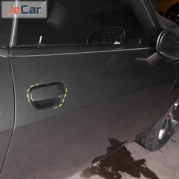 JeCar Car Door Outer Grab Handle Bowl Decoration Cover Trim Sticker For Dodge Challenger 2015 up ABS Exterior Accessories - Image 6