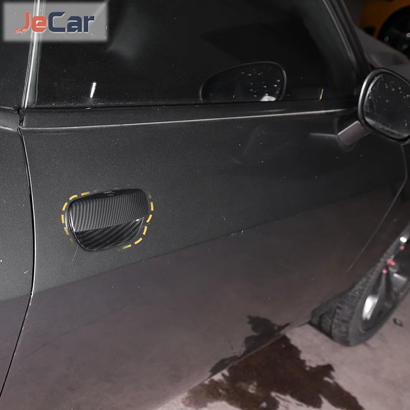 JeCar Car Door Outer Grab Handle Bowl Decoration Cover Trim Sticker For Dodge Challenger 2015 up ABS Exterior Accessories - Image 6