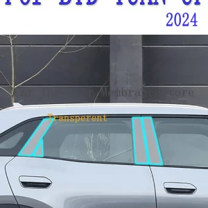 For BYD YUAN UP (2024 ) A/B/C-Pillars Car Exterior Automobile Pillar Anti-scratch TPU film protect Protective Film